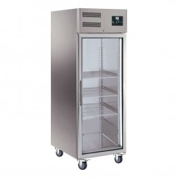 Armoire réfrigérée 650L avec porte vitrée